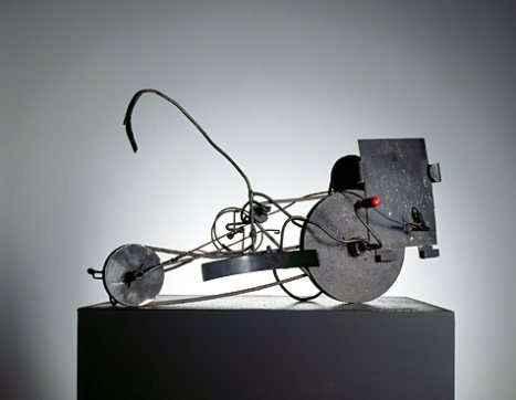 Jean Tinguely Meta-Matic producing drawings